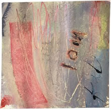 Mahaba #7 8x8 in. mixed media 